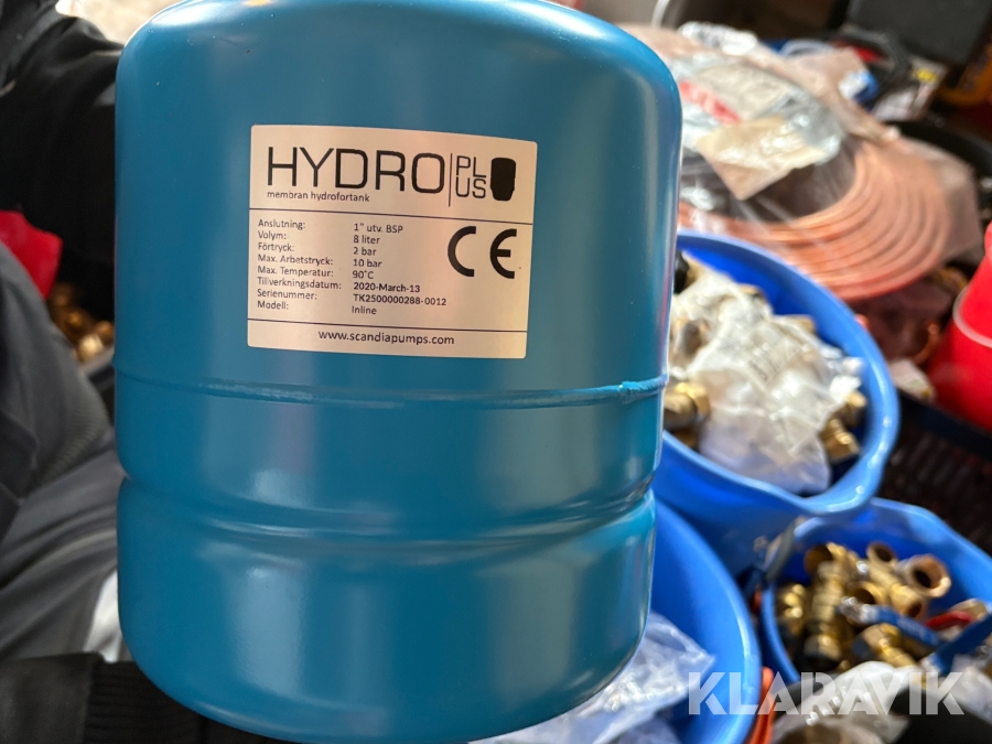 Expansionskärl och Hydropresser Beulco, Flamco