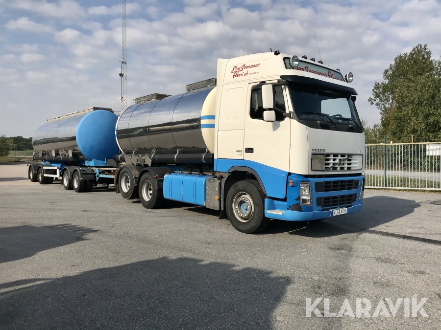 Tankbil Volvo FH480 6*2 med Tankvagn Interconsult