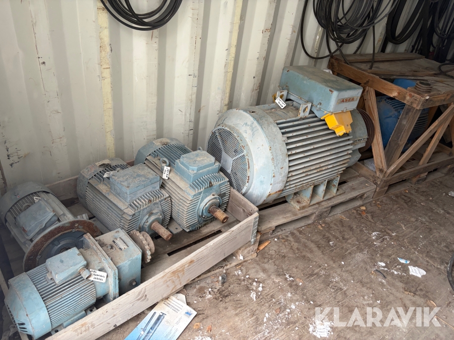 Parti med elmotorer & tillbehör till krossverk