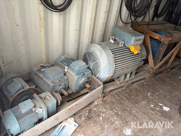 Parti med elmotorer & tillbehör till krossverk