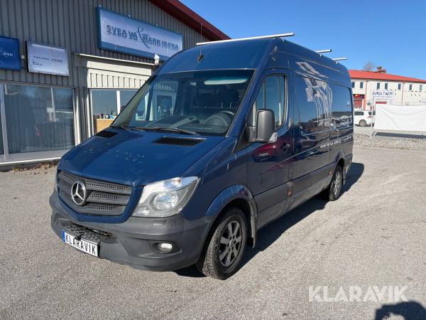 Skåpbil Mercedes-Benz Sprinter 213 CDI med verkstadsinredning 