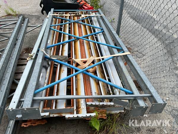 Pallställage 3 st sektioner