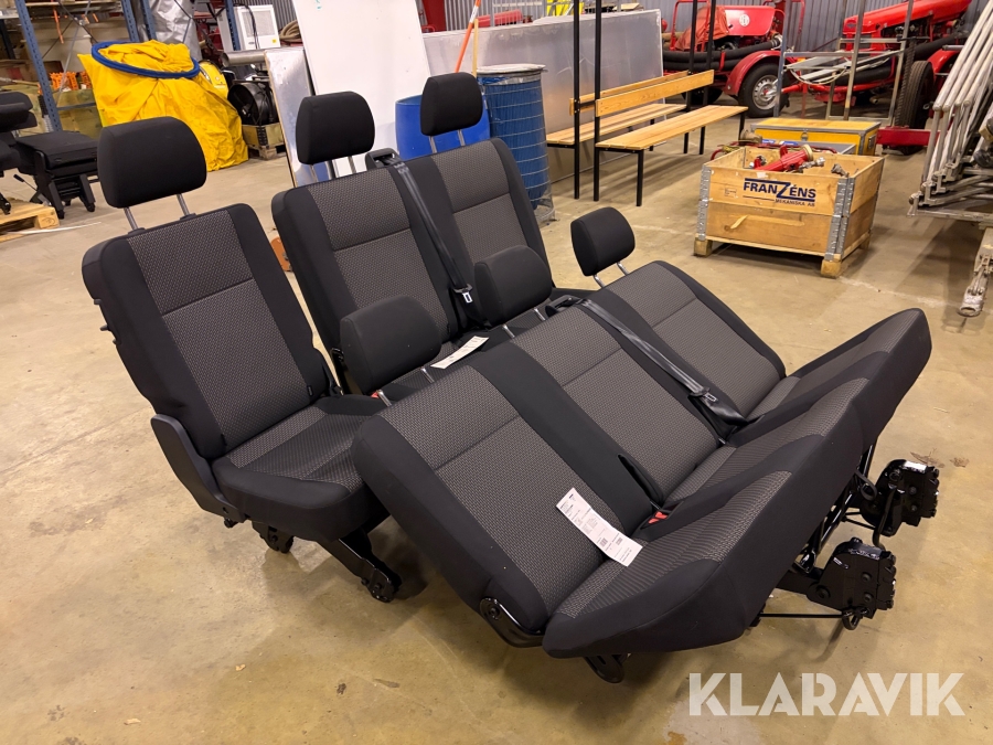 Baksäte 5-sits Volkswagen Transporter/Caravelle 3/2/1 säte