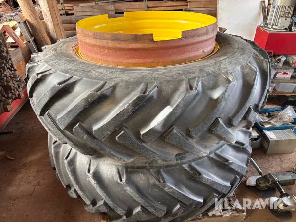 Dubbelmontage hjul Trelleborg Tractor 409 18.4-38 2st