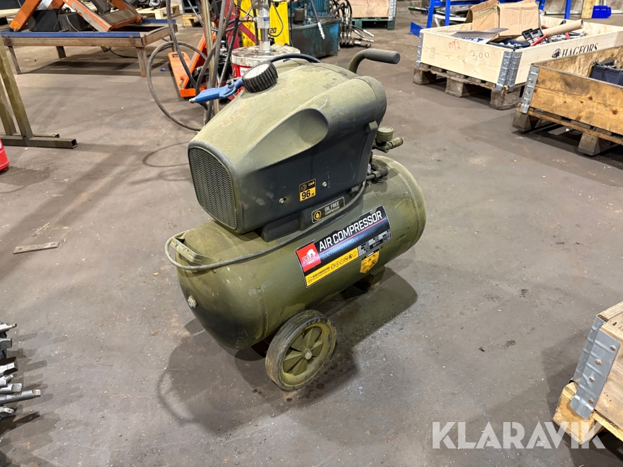 Kompressor Pela 50L Twin Cylinder oil free