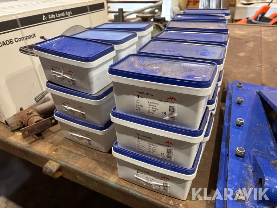 Farmarskruv & överlappskruv Arcelor Mittal 4,8x35 & 4,8x22