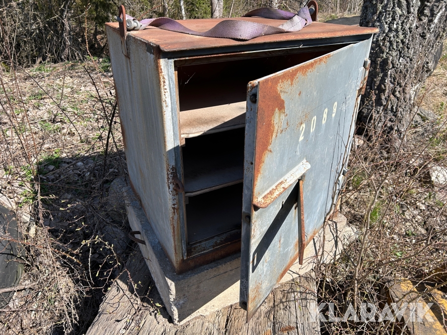 Skåp för sprängämnen.