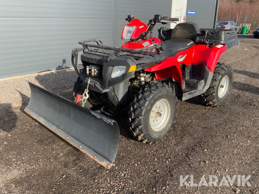 Fyrhjuling Polaris Sportsman 800 X2 vtwin med snöplog