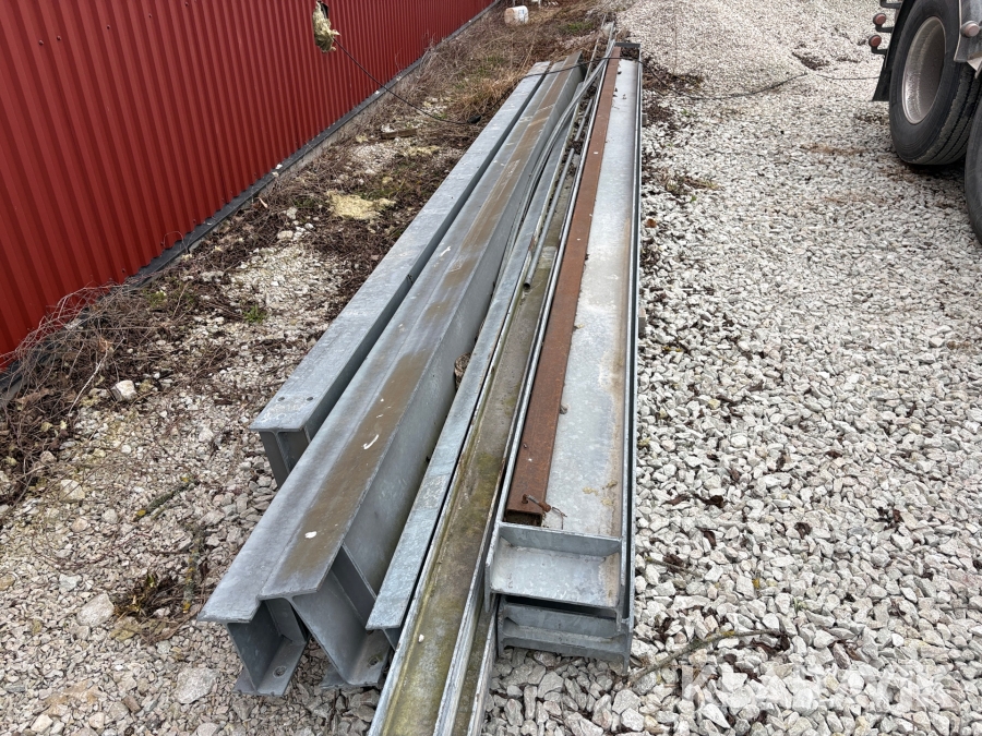 Galvaniserade stålbalkar