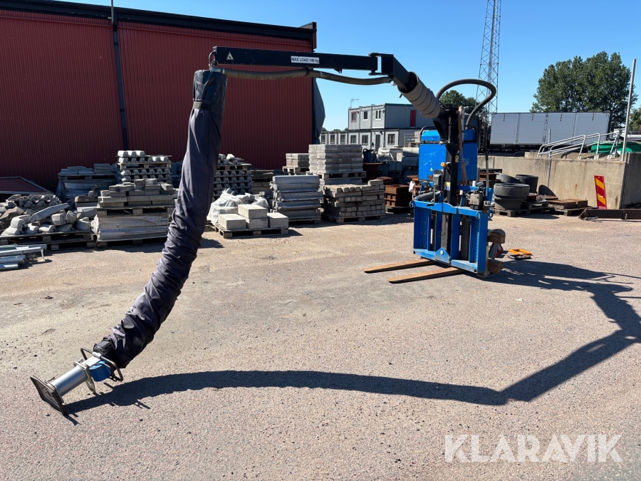 Vakuumlyft Pritec P140 med gaffelställ