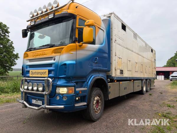 Lastbil / djurtransport Scania R480