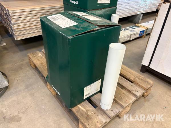 Stuprör 19 st Planja Mellanstycke 90 klarvit