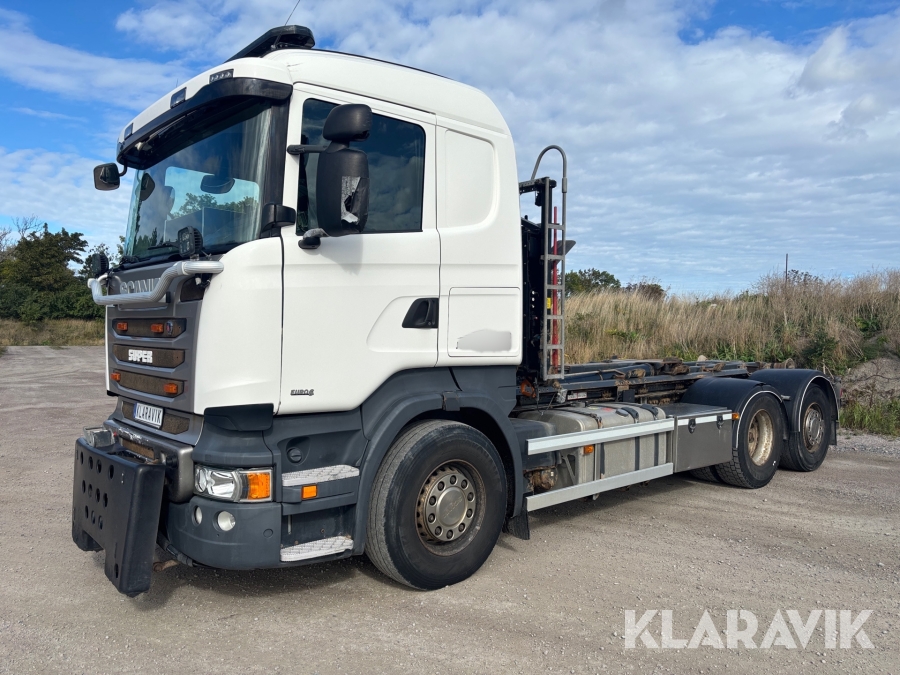 Lastväxlare / Plogbil Scania R450 6x2