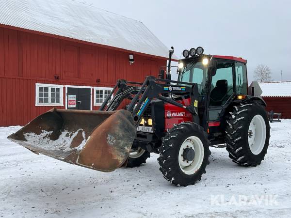 Traktor Valmet 465-4 med Frontlastare Trima 1490 Professional