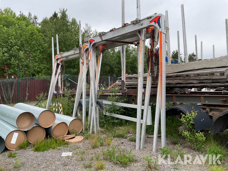 Bankar med stakar 4st EXTE 2,80m