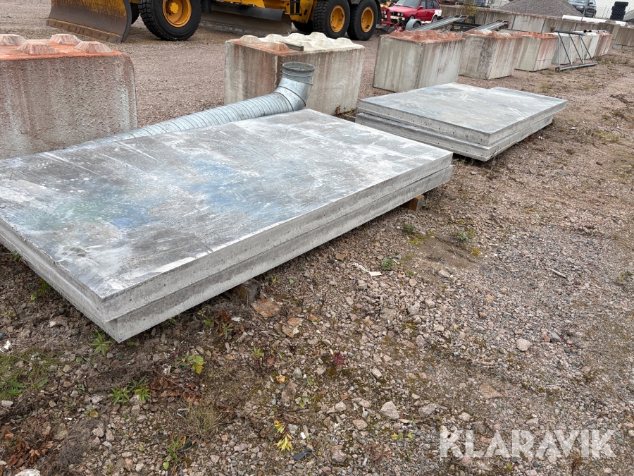 Betongvägg 3000x1500x120 4st