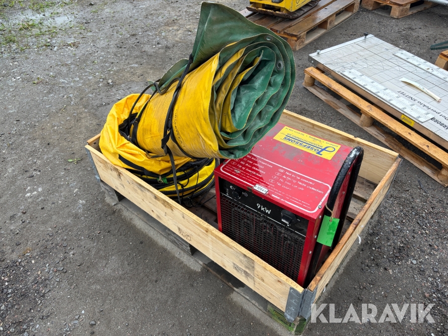 Fläkt och värmemagasin