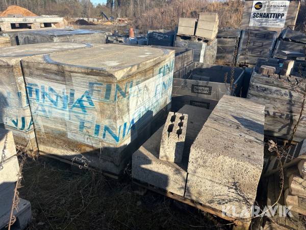 Betonghålsten Finja 390x190x150 - 89 st