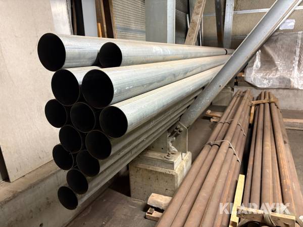 Stålrör Ø125 & Ø105mm 13st