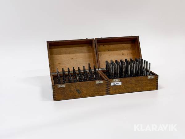 Måttpinnar/tolkar i 78 delar Technica A-G 2st askar