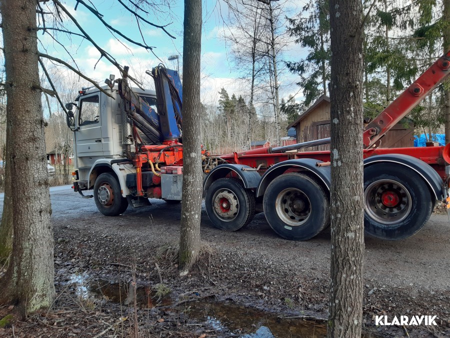 Lastväxlare Scania 143H 500 med kran 