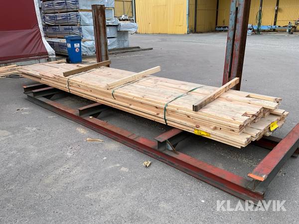 Virkespaket Hyvlat 28x120 34x145 240löpmeter