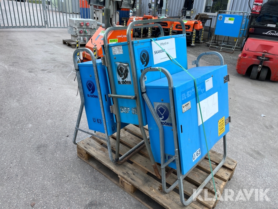 Byggcentraler Elbjörn U63, ZSF63 3 st