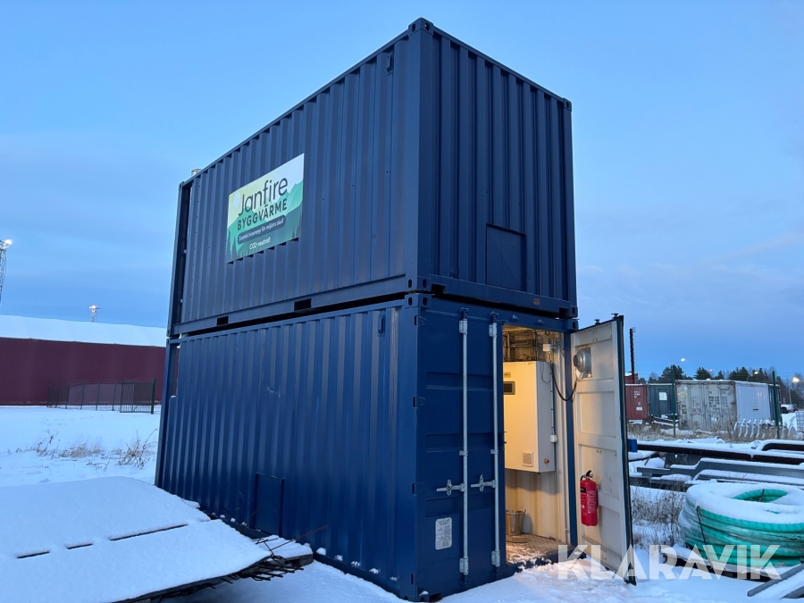 Pelletspanna Janfire och pelletssilo