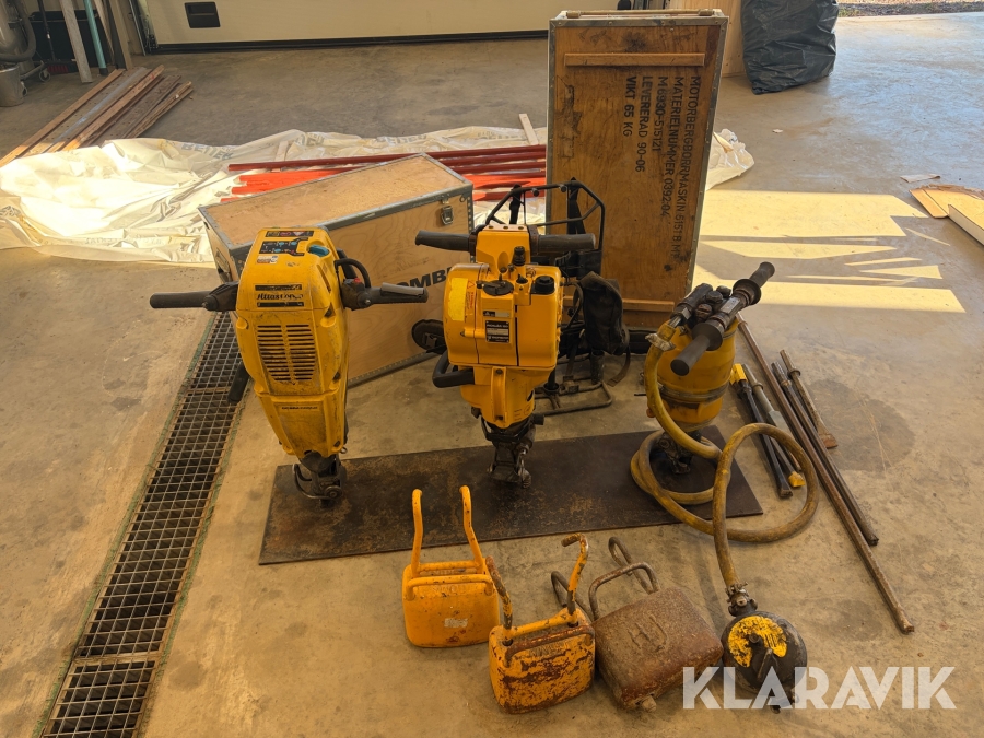 Bergborrutrustning Atlas Copco