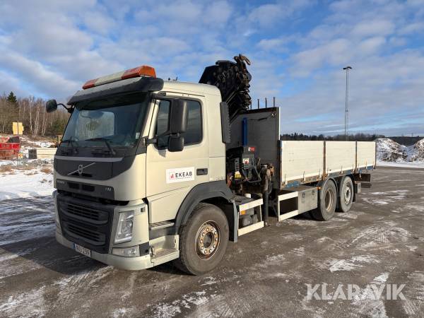 Kranbil Volvo FM 6x2 Euro 6 med Hiab 211EP HiPro