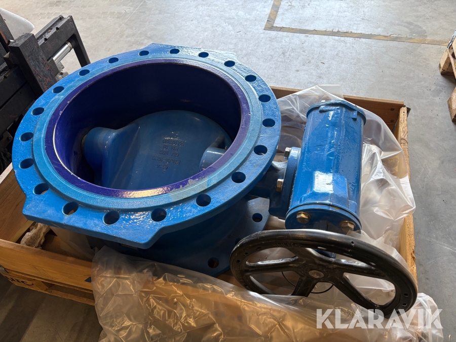 Vridspjällsventil med växel Roco Butterfly Valve