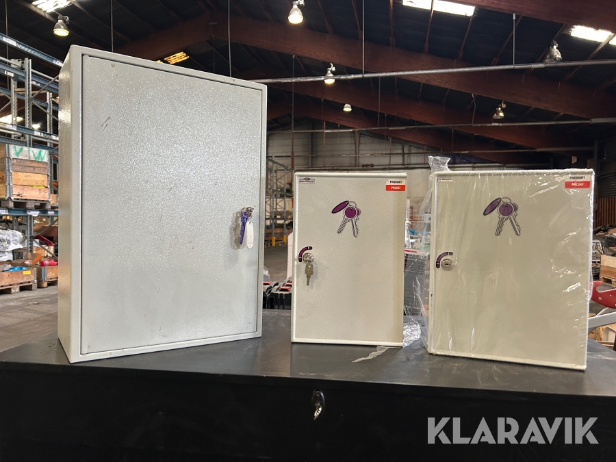 Nyckelskåp Metalkas 3 st