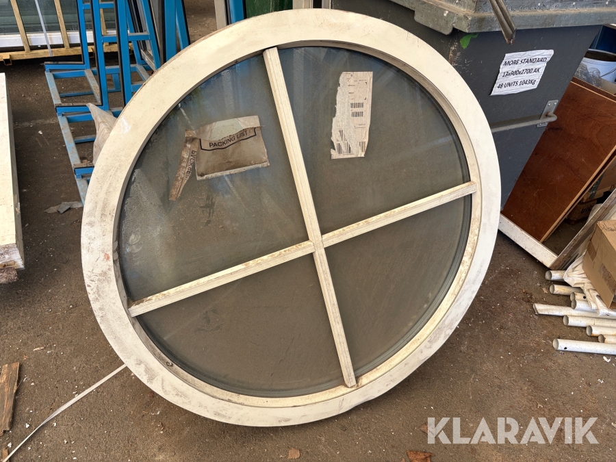 Runt fönster Oden fönster 1082-1082 med spröjs 1st