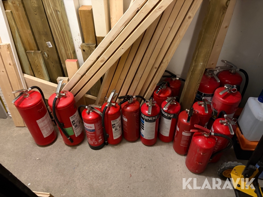 Brandsläckare pulver 16st