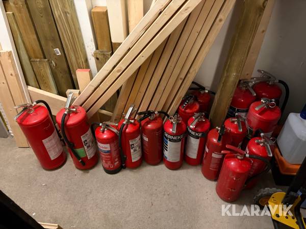 Brandsläckare pulver 16st