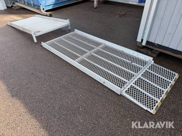 Landgångar 2 st aluminium