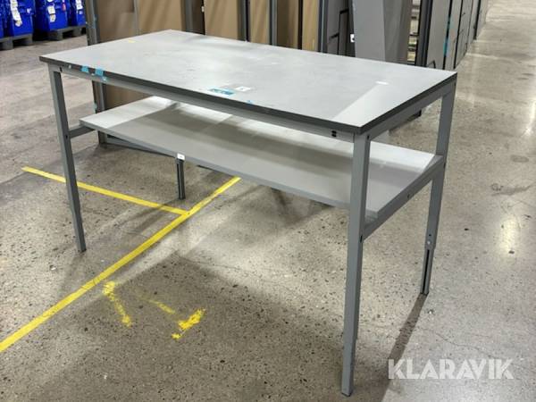 Arbetsbord med underhylla 2st