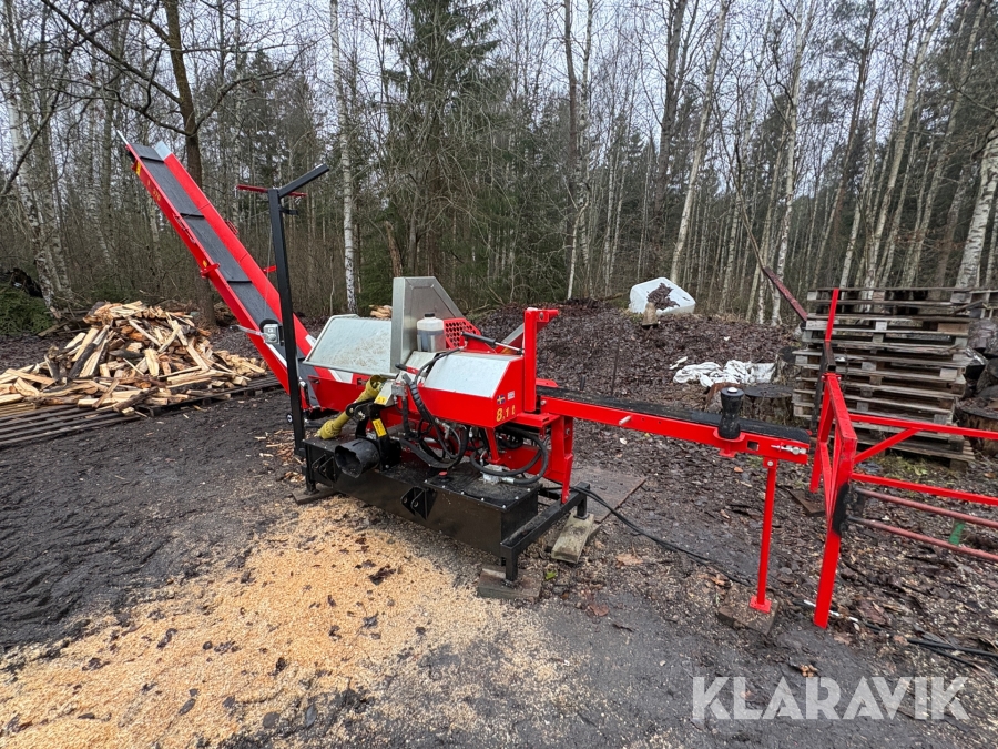 Vedprocessor Bala agri 370 med stockbord