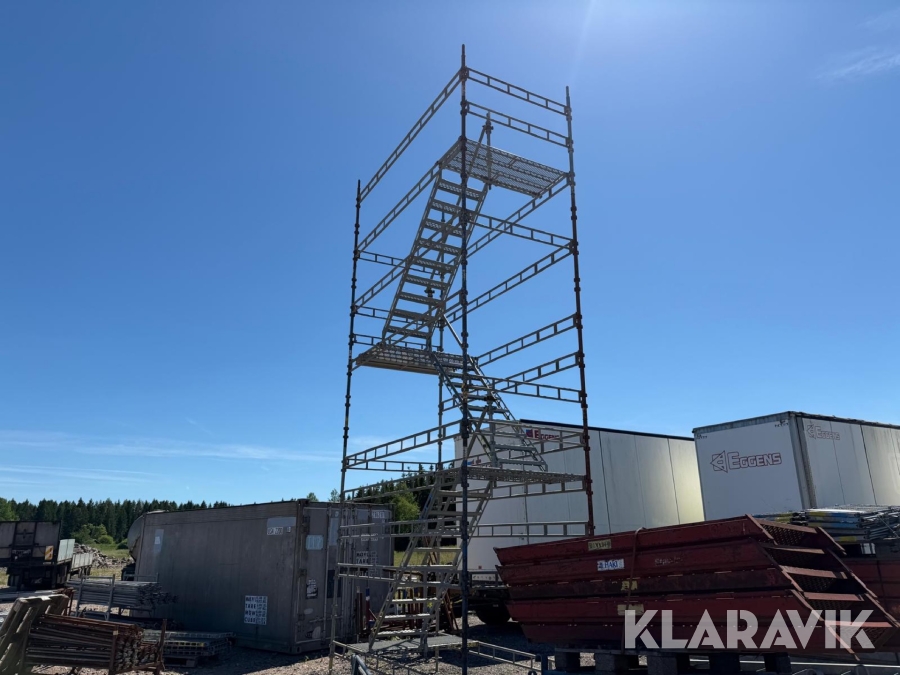 Komplett ställningstorn Haki 7m