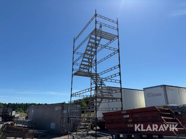Komplett ställningstorn Haki 7m