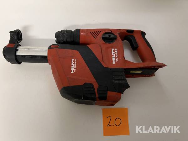 Slagborrmaskin + Dammsugartillsats Hilti TE 4-A22,TE DRS-4-A