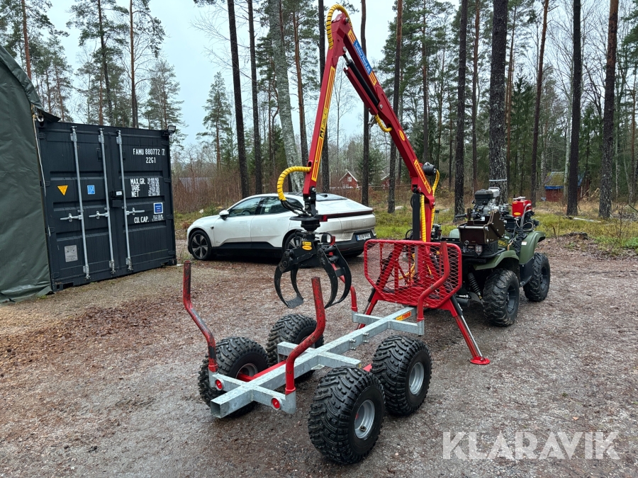 Skogsvagn Kranman T1600 ATV