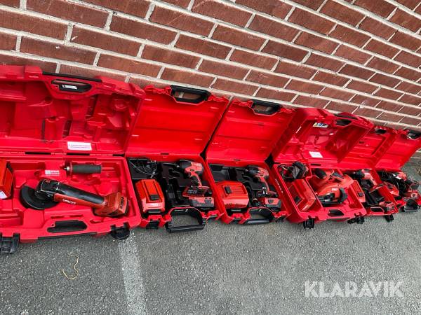 Mutterdragare, cirkelsåg, Borrskruvdragare, vinkelslip Hilti