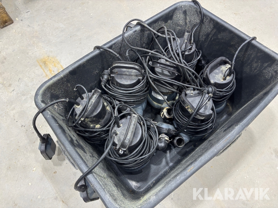 Dränkbara pumpar 7 st Meec Tools