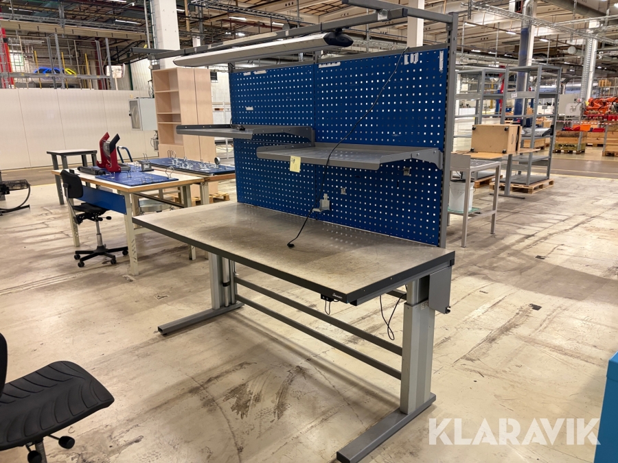 Arbetsbänk Gigant höj & sänkbar