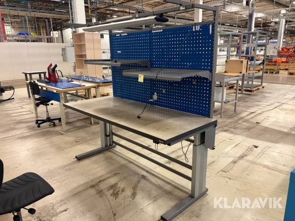 Arbetsbänk Gigant höj & sänkbar