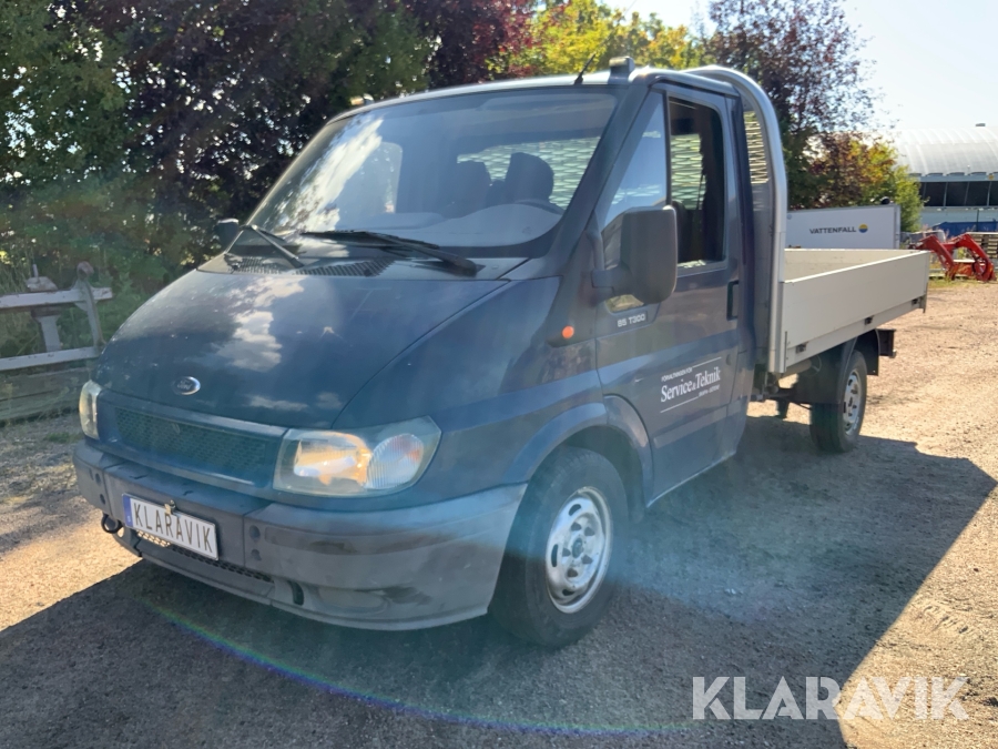 Pickup Ford Transit T300 2.0 TDE med HIAB kran