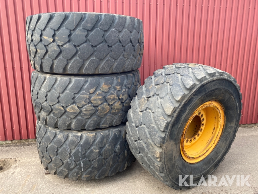 Entreprenaddäck 4 st Michelin 600/65R25 XLD