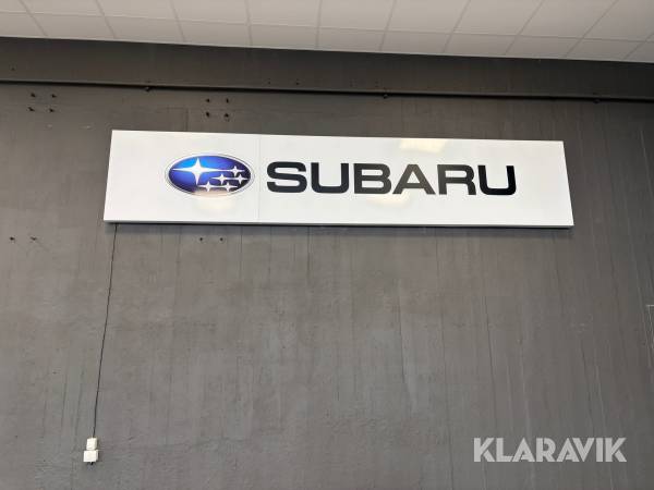 Ljusskylt Subaru