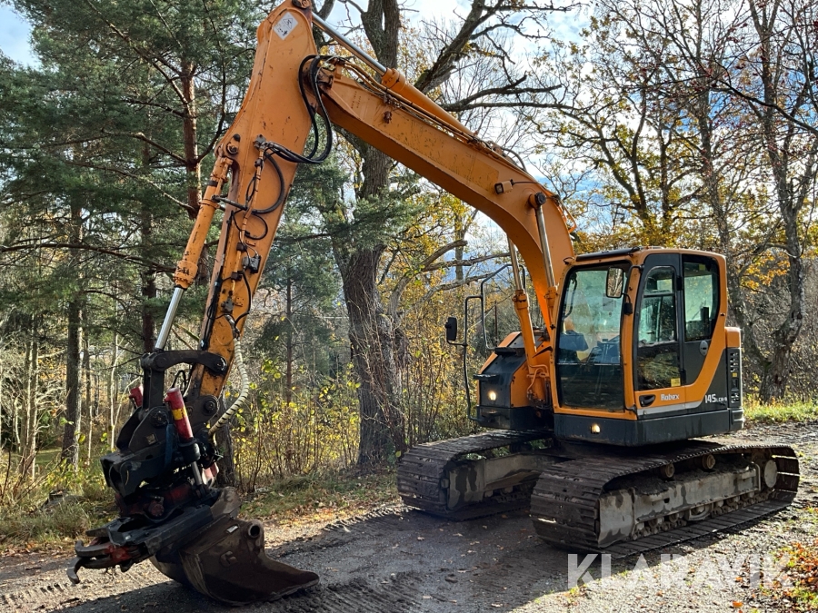 Grävmaskin Hyundai Robex 145LCR-9 med tiltrotator
